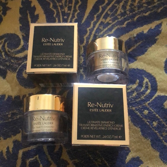 Estée Lauder💎2-Mini Re-Nutriv Ultimate Diamond Transformative Energy Creams